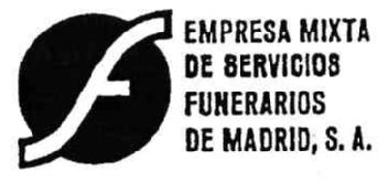 F EMPRESA MIXTA DE SERVICIOS FUNERARIOS DE MADRID, S.A