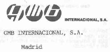 GMB INTERNACIONAL, S.A