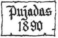 PUJADAS 1890
