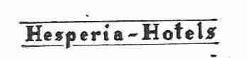 HESPERIA HOTELS