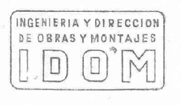 INGENIERIA Y DIRECCION DE OBRAS Y MONTAJES IDOM