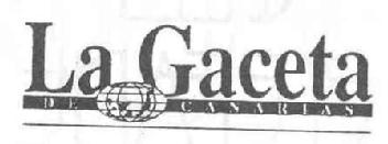 LA GACETA DE CANARIAS
