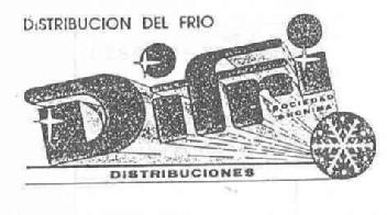 DISTRIBUCION DEL FRIO, DIFRI, DISTRIBUCIONES