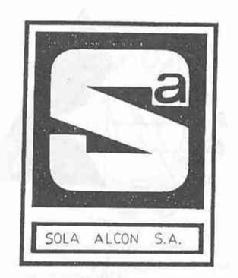 SOLA ALCON, S.A