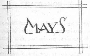 MAYS