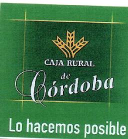 CAJA RURAL DE CORDOBA LO HACEMOS POSIBLE