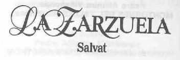 LA ZARZUELA SALVAT