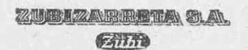 ZUMIZARRETA S.A. ZUBI