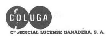 COLUGA COMERCIAL LUCENSE GANADERA, S.A