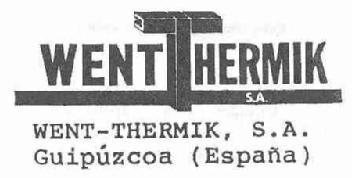 WENTTHERMIK, S.A