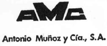 AMC ANTONIO MUÑOZ Y CIA., S.A