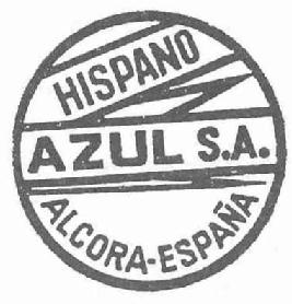 HISPANO AZUL, S.A. ALCORA ESPAÑA