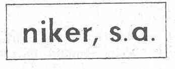 NIKER, S.A