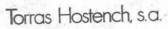 TORRAS HOSTENCH, S.A