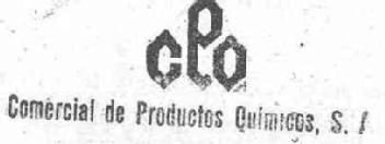 CPQ COMERCIAL DE PRODUCTOS QUIMICOS, S.L