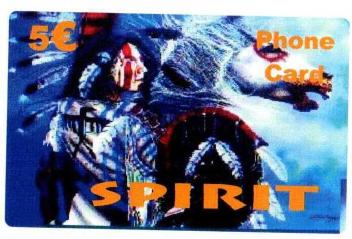 5 E PHONE CARD SPIRIT
