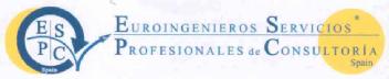 ESPC SPAIN EUROINGENIEROS SERVICIOS PROFESIONALES DE CONSULTORIA SPAIN