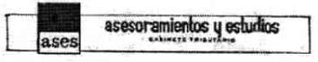 ASES ASESORAMIENTOS Y ESTUDIOS GABINETE TRIBUTARIO