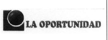 LA OPORTUNIDAD
