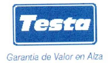 TESTA GARANTIA DE VALOR EN ALZA