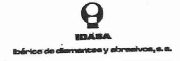 IDASA IBERICA DE DIAMANTES Y ABRASIVOS, S.A