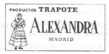 ALEXANDRA PRODUCTOS TRAPOTE MADRID