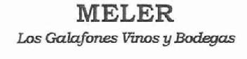 MELER LOS GALAFONES VINOS Y BODEGAS