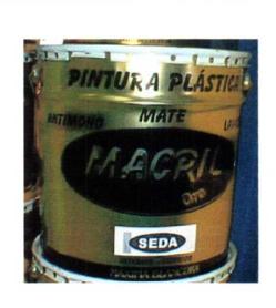PINTURA PLASTICA MATE MACRIL ORO SEDA