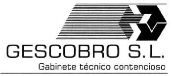 GESCOBRO S.L. GABINETE TECNICO CONTENCIOSO