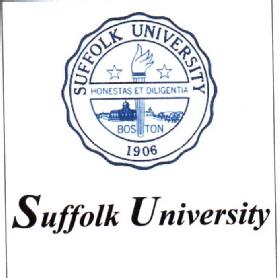 SUFFOLK UNIVERSITY HONESTAS ET DILIGENTIA BOSTON 1906