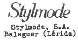 STYLMODE STYLMODE, S.A. BALAGUER (LERIDA)