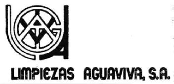 LIMPIEZAS AGUAVIVA, S.A