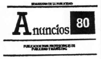 ANUNCIOS 80 PUBLICACION PARA PROFESIONALES DE PUBLICIDAD Y MARKETING