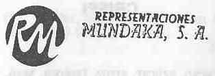 REPRESENTACIONES MUNDAKA, S.A. RM