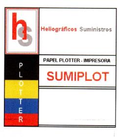 HS PLOTTER HELIOGRAFICOS SUMINISTROS PAPEL PLOTTER IMPRESORA SUMIPLOT