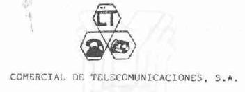 CT COMERCIAL DE TELECOMUNICACIONES, S.A
