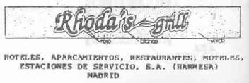 RHODA'S -GRILL