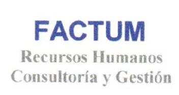 FACTUM RECURSOS HUMANOS CONSULTORIA Y GESTION