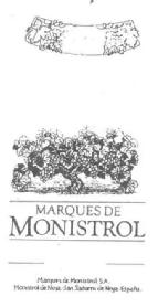MARQUES DE MONISTROL