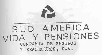 SUD AMERICA VIDA Y PENSIONES COMPAÑIA DE SEGUROS Y REASEGUROS, S.A