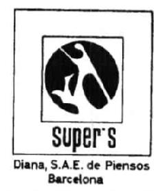 SUPER'S DIANA S.A.E. DE PIENSOS BARCELONA