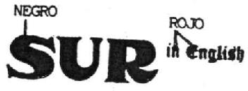 SUR IN ENGLISH
