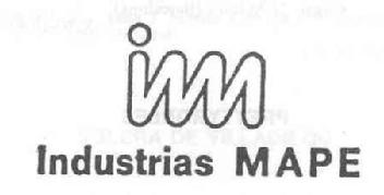 IM INDUSTRIAS MAPE