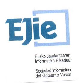 EJIE EUSKO JAURLARITZAREN INFORMATIKA ELKARTEA SOCIEDAD INFORMATICA DEL GOBIERNO VASCO
