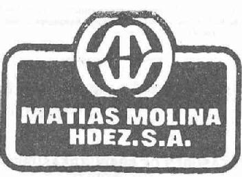 MATIAS MOLINA HDEZ, S.A
