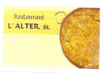 RESTAURANT L'ALTER, SL