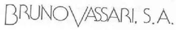 BRUNO VASSARI, S.A