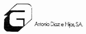 A ANTONIO DIAZ E HIJOS, S.A