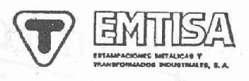 T EMTISA ESTAMPACIONES METALICAS Y TRANSFORMADOS INDUSTRIALES, S.A