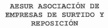 AESUR ASOCIACION DE EMPRESAS DE SURTIDO Y REPOSICION